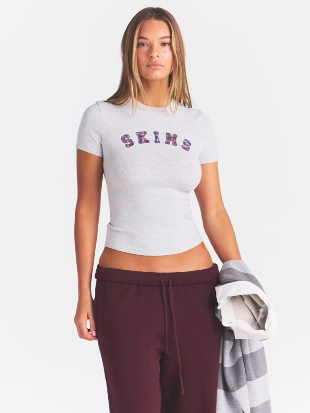 📚📝 SKIMS Logo T-Shirt Cotton Jersey - Size Small - NWOT